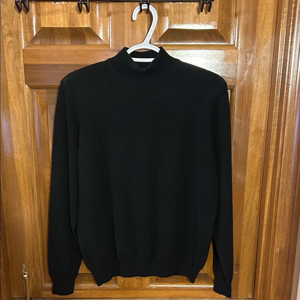 Charter Club Black Turtleneck Sweater